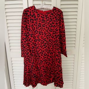 Ann Taylor leopard print dress